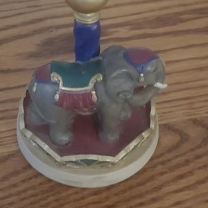 1997 Vintage Cookie Stamp  elephant  Carousel  by Brown Bag